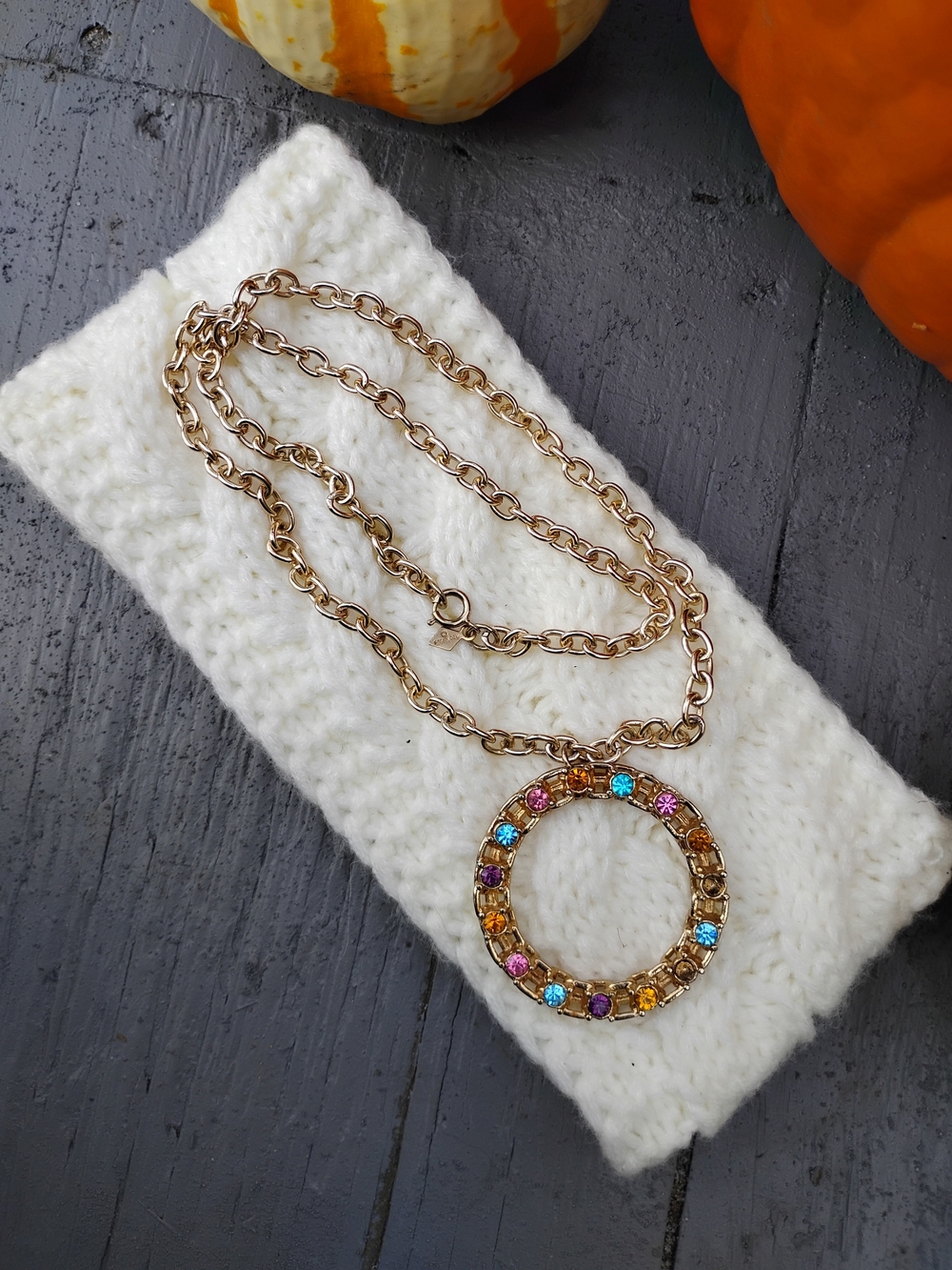 Sarah Coventry Picadilly Circle Pendant
